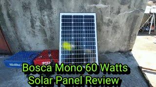 Bosca 60 Watts Mono Solar Panel Full Review