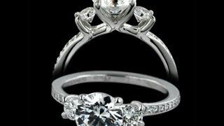 27ZZ1- Sholdt Platinum Eternity Engagement Ring