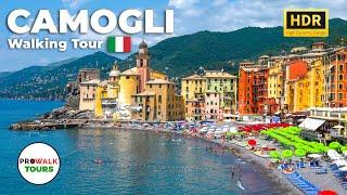 Camogli Walking Tour - Italian Riviera - 4K 60fps HDR with Captions