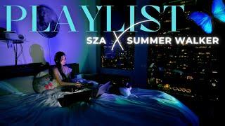 SZA & Summer Walker Hits Playlist  | Soul R&B Bedroom Mix by DJ Hello Vee