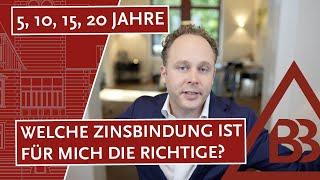 5,10,15,20 Jahre. Welche Zinsbindung ist die richtige für mich?