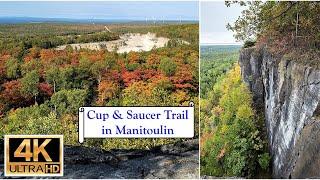 Cup and Saucer Trail in Manitoulin - 4K