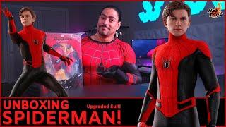 HOT TOYS - Spider-Man Upgraded Suit - Far From Home | Unboxing & Review!