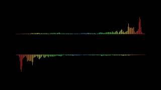 Digital Waveform Equalizer Spectrum Audio Background | Free Stock Video Footage HD 4K