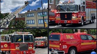 ⁴ᴷ Box: 6684 | N 23rd St & Spring Garden St | Building Fire Investigation ** Aerial Operation￼ **