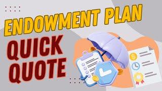 Endowment Plan Prices Philippines | AIA A+ Signature Quick Quotation | DJ Dimaliuat