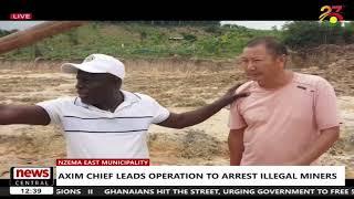 Axim Chief leads residents to arrest illegal miners || News on TV3