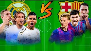 Kroos-Casemiro-Modric VS De Jong-Pedri-Busquets 