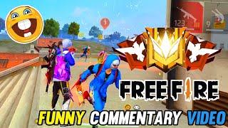 FREE FIRE FUNNY COMMENTARY VIDEO  FUNNY GAMEPLAY WITH CHIKU - GARENA FREE FIRE MAX