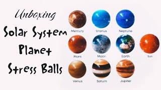 Unboxing Solar System Planet Balls|10 PCS Stress Squeeze Ball|Its MarLah