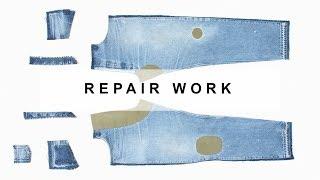 How To Recycle Your Jeans (2/3) "Repair Work"  / Mutsu