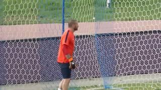 Stéphane Ruffier ● Training goalkeeper  French team ● Tirana (Albania)