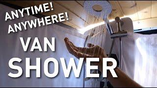 The Ultimate Van Shower! Full size shower in a Tiny Space