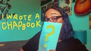 Talking about my chapbook! | Talk Therapy for Apparitions