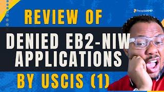 Review of Rejected EB2-NIW cases by USCIS | Failure to prove National Importance #uscis #eb2 #eb2niw