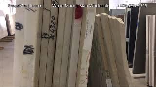 White Polished Marble Slabs For Sale