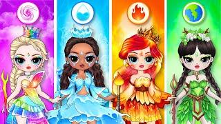 Fire Girl, Water Girl, Air Girl & Earth Girl: Four Elements In Real Life !