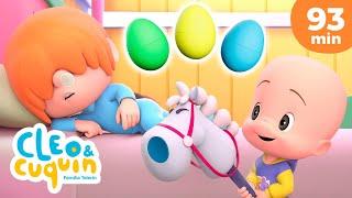 Diez huevos en la cama  y más canciones infantiles para bebés con Cleo y Cuquín