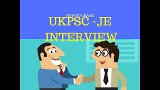 How to Crack UKPSC-JE INTERVIEW-JUNIOR ENGINEERING PREPARATION