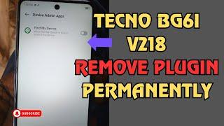 Tecno BG6i V218 Plugin Removed Permanently️️ #pandora #plugins