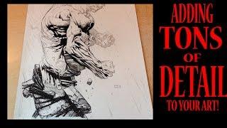 ADDING TONS OF DETAIL TO YOUR ART - Comics and Illustration style