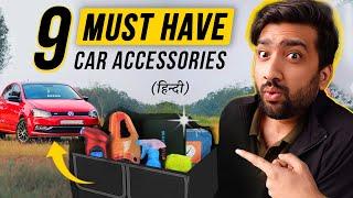 9 MUST HAVE Car Accessories in India 2023 ️  Under Rs. 500 | Rs. 1000 | Rs. 2000 ️ in Hindi ️