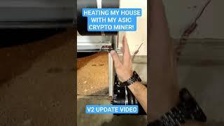 "FREE" HOME HEATING?!? ASIC CRYPTO MINING PUMPS THAT HEAT!!! #asicminer #kaspa #crypto