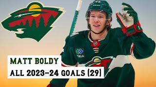 Matt Boldy (#12) All 29 Goals of the 2023-24 NHL Season