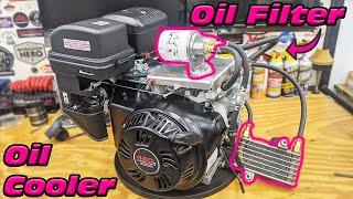 Predator 420cc Oil Cooler & Filter Install