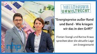 "Energiepreise außer Rand und Band - Wie kriegen wir das in den Griff?" | NHP Rechtsanwälte