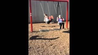 how to jump from a swing