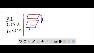 (II) At a given instant, a 2.8- A current flows in the wires connected to a parallel-plate capacito…