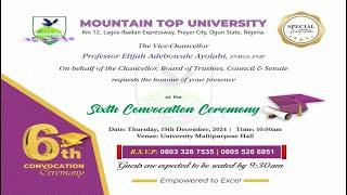 MTU 6th Convocation (19-12-2024)