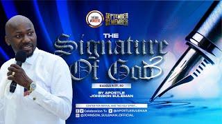 THE SIGNATURE OF GOD (Part 3)️ By Apostle Johnson Suleman || Sept. To Remember 2024 - Day3 Evening