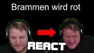 React: Brammen wird rot