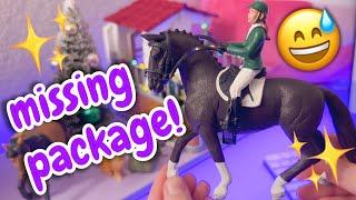 Unboxing my MISSING PACKAGE of SCHLEICH!