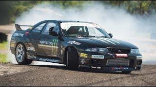 600HP Nissan Skyline R33 DRIFTING - Turbo Sound w/ External Wastegate & Screamer Pipe!