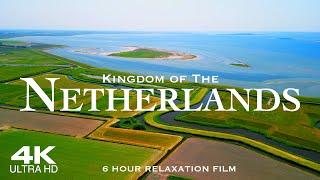 NETHERLANDS  Nederland Drone Aerial 4K | 6 Hour Ambient Relaxation of Holland #netherlands