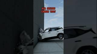 KIA SELTOS CRASH TEST # #shorts  #beamngdrive  #highwaycrash  #overtaking  #beamngdrive  #crashdrive