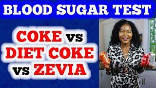 Blood Sugar Test: Coke vs Diet Coke vs Zevia