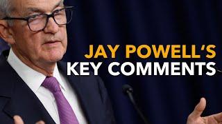 Fed Chair Jay Powell's press conference in under a minute