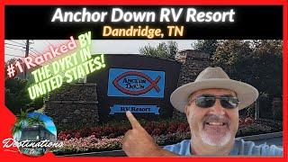 ANCHOR DOWN RV RESORT COMPLETE TOUR 2024 | Dandridge, Tennessee