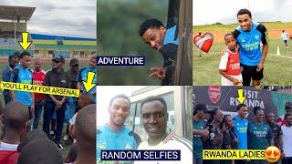 Jurrien Timber’s DAY 2 RWANDA Tour as he Visits Arsenal Fans & Wild life Encounter