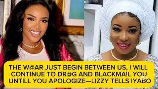 SO SAD  THE W@R JUST BEGIN BETWEEN US, I WILL CONTINUE TO DR@G AND BLACKMA!L YOU—LIZZY TELLS IYABO
