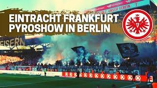 Pyroshow der Eintracht Frankfurt Fans bei Union Berlin! 17.04.2022