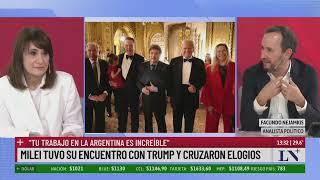 En Mar-a-Lago, Milei habló frente a Donald Trump y Elon Musk