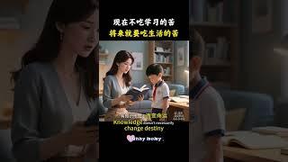 现在不吃学习的苦，将来就要吃生活的苦。学习更多时候是为了长大能赢得选择的权力#育儿经验分享 #家长必读 #育儿 #孩子教育#正确的引导孩子陪伴孩子 #亲子互动 #性格 #亲子教育 #家长必读