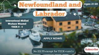 Newfoundland and Labrador PNP Skilled Worker Category - Your Ultimate Guide