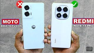 Motorola Edge 50 Fusion vs REDMI Note 14 Pro | Which one is Best ? #vs