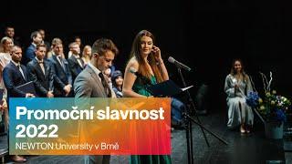 Promoční slavnost 2022 NEWTON University v Brně